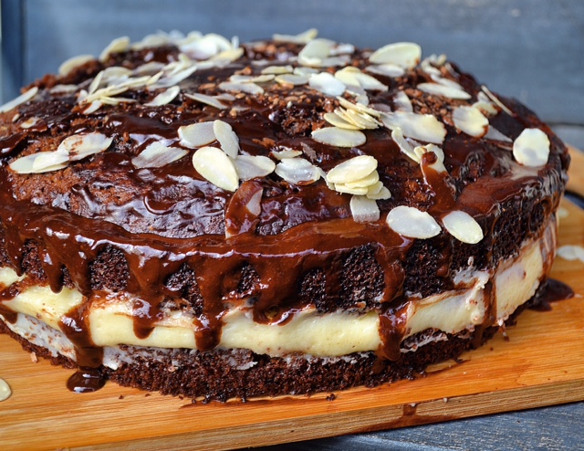 Dubbele chocoladetaart met botercreme –> de ultieme taart!